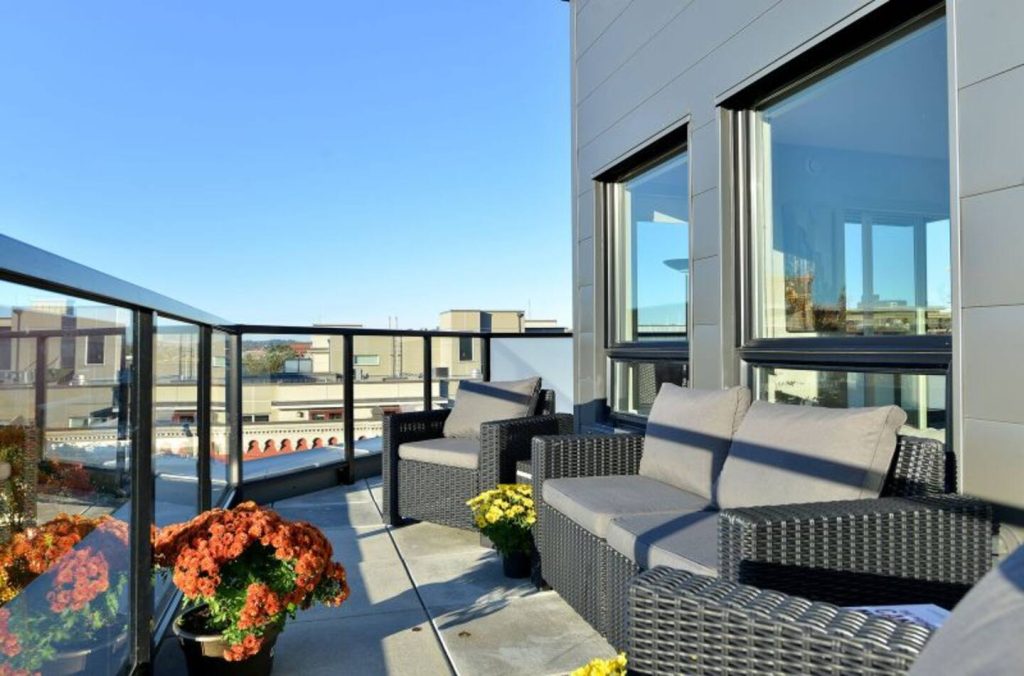 Enjoy the sunset and harbour view from your large patio.