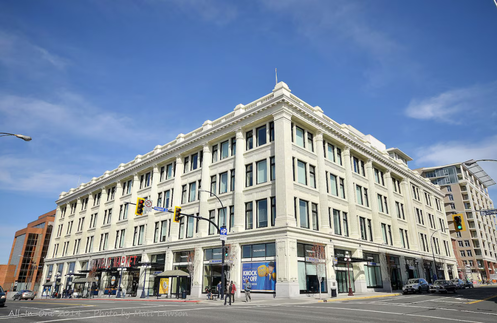 Hudson Building - located on the full block of Douglas - Fisgard and Herald Streets