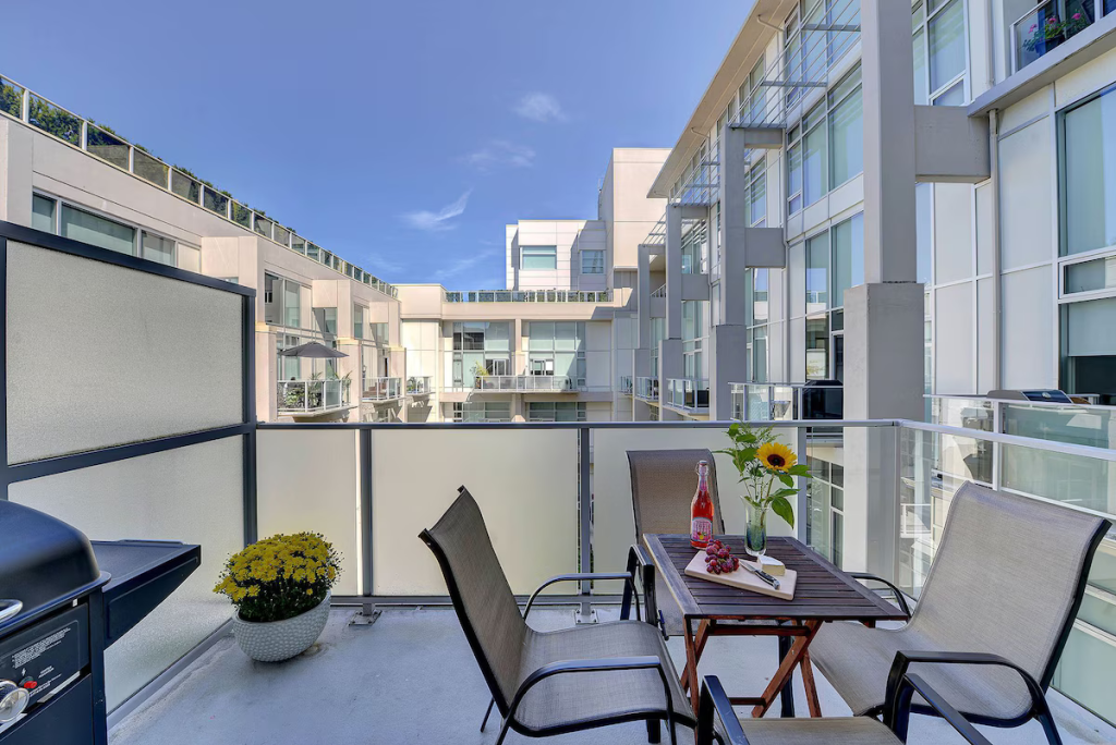 Private Patio open to Peaceful Inner Courtyard
