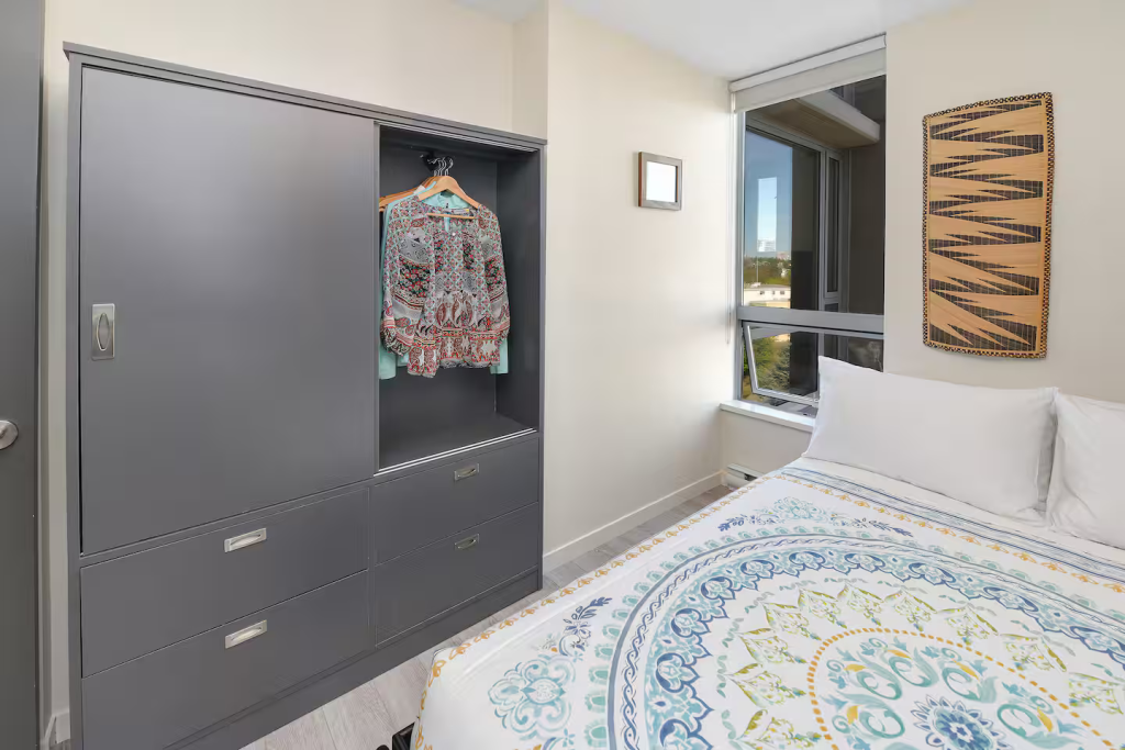 Office/Second Bedroom with custom built storage in Double Sided Closet and 4 large drawers